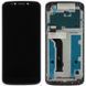 Дисплей для Motorola XT1924-6-7-8 Moto E5 Plus с рамкой черный USA Verison, 159mm 27147 фото 1