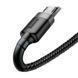 Кабель Baseus Cafule Cable MicroUSB 2.4A (0.5m) Black (CAMKLF-AG1) 26828 фото 4