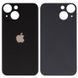 Задняя крышка для Apple iPhone 13 mini черная, с большим отверстием под камеру 32540 фото
