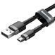 Кабель Baseus Cafule Cable MicroUSB 2.4A (0.5m) Black (CAMKLF-AG1) 26828 фото 2