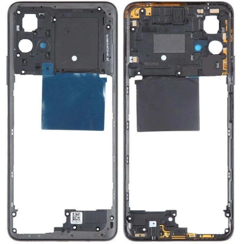 Рамка корпусу для Xiaomi Redmi Note 11T чорна, Matte Black 31269 фото