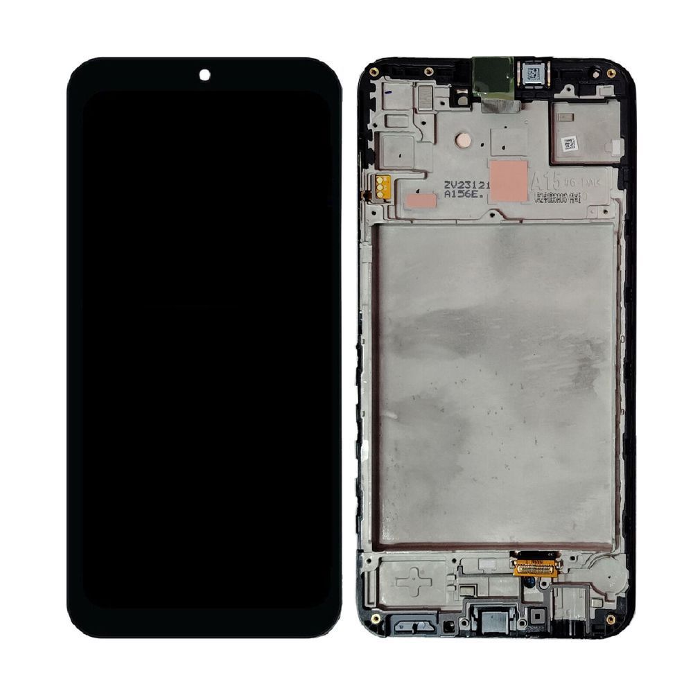 Дисплей для Samsung A155 Galaxy A15 2023, A156 з рамкою чорний OLED Хайкопія (small lcd) 29145 фото