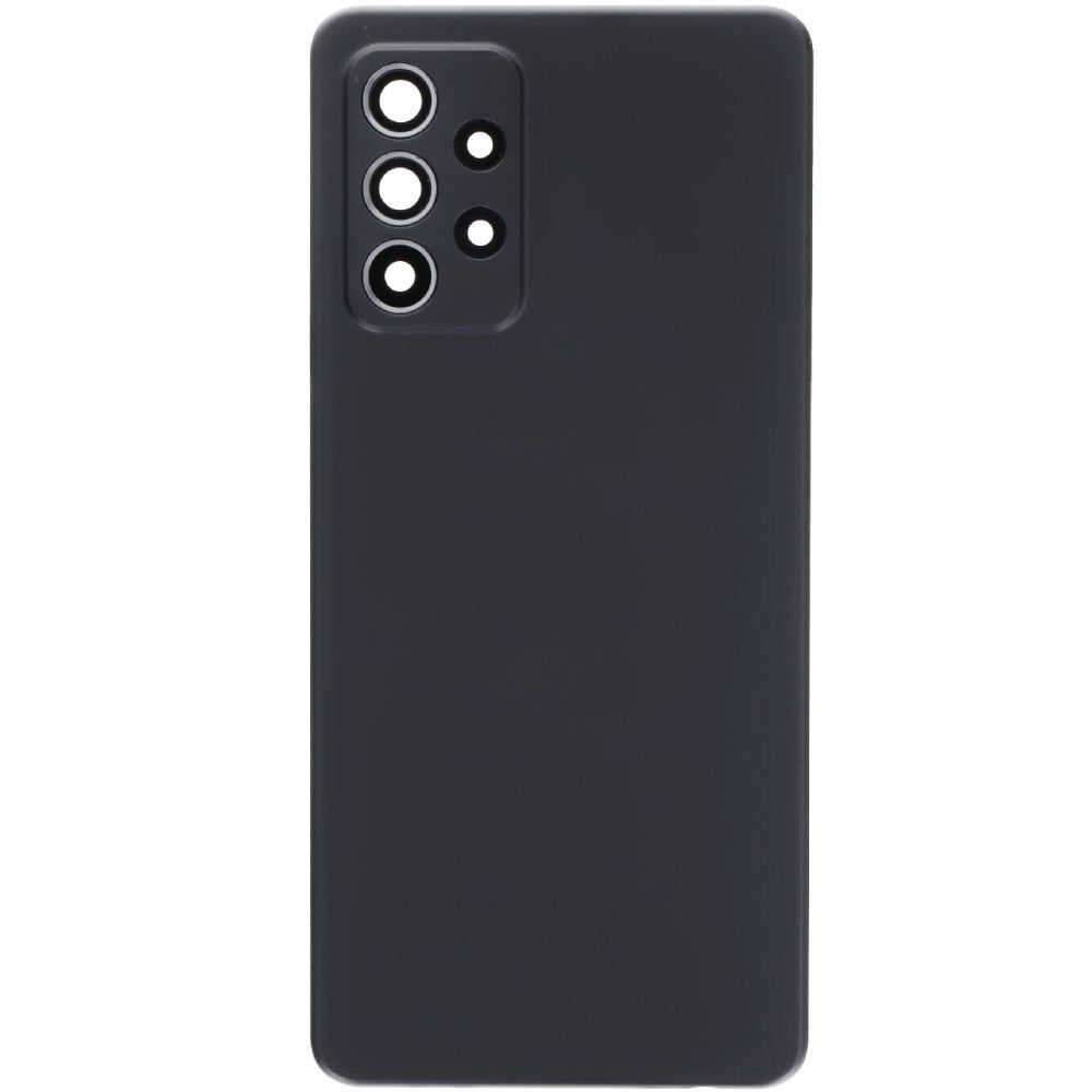 Задняя крышка для Samsung A525F Galaxy A52, A526, A528 черная, Awesome Black, Оригинал Китай, со стеклом камеры 24234 фото