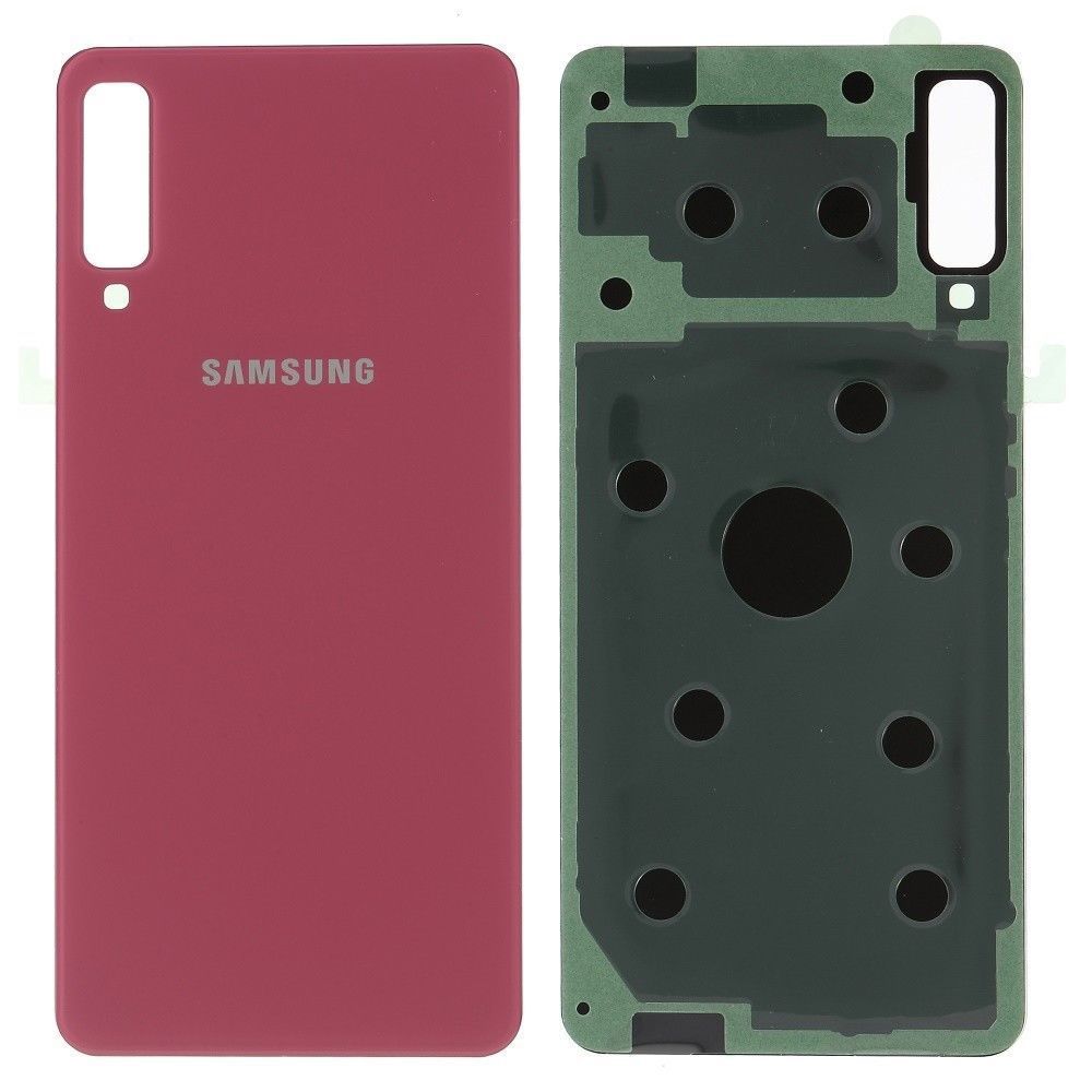 Задняя крышка для Samsung A750F Galaxy A7 (2018) розовая 15214 фото
