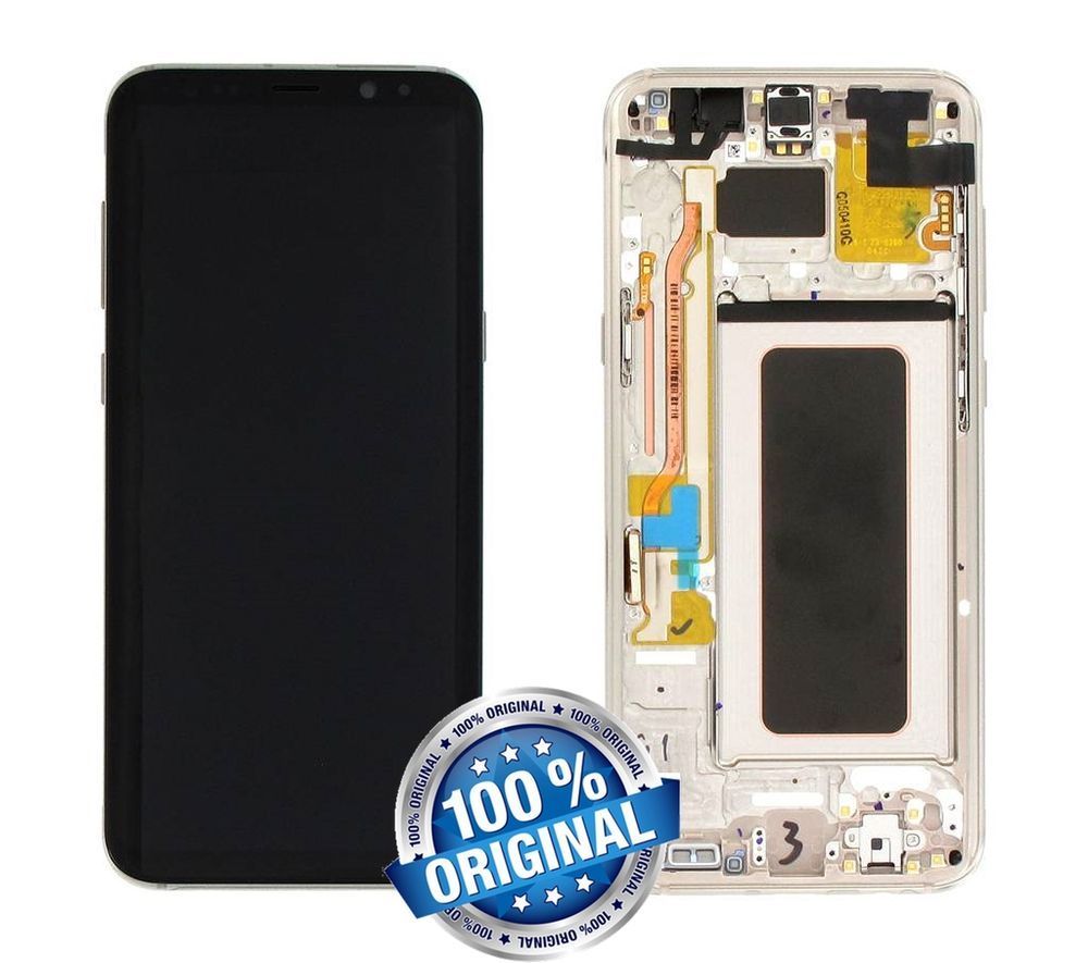Дисплей для Samsung G955 Galaxy S8 Plus Duos золотой (GH97-20470F) Оригинал 09093 фото