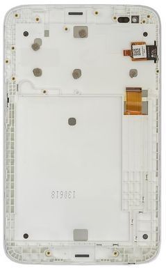 Дисплей для Lenovo A1000 IdeaTab 7" сріблястий з рамкою 05976 фото