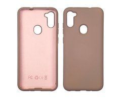 Чехол силиконовый Full Nano Silicone Case для Samsung A115F Galaxy A11 песочно-розовый 26151 фото