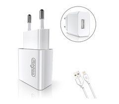 Сетевое зарядное устройство Joyroom MGL-001 USB 2.1A + провод Lightning 25047 фото
