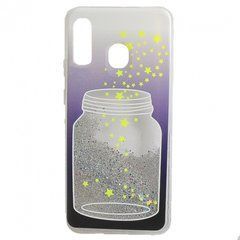Чехол TPU Samsung A207F A20s (2019) с рисунком бутылки и сыпучими блестками 15370 фото