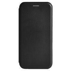 Чехол-книжка Premium Case под кожу Xiaomi Redmi 9A черный 18825 фото