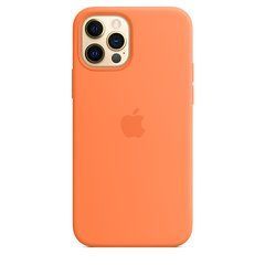 Чехол силиконовый Silicone Case для Apple iPhone 12, iPhone 12 Pro с поддержкой MagSafe Kumquat 21690 фото