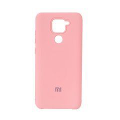 Чехол силиконовый Silicone Case для Xiaomi Redmi Note 9 Pink 18987 фото