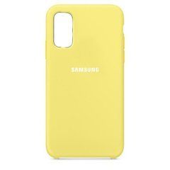 Чехол силиконовый Silicone Case для Samsung A315F A31 (2020) Yellow 17449 фото