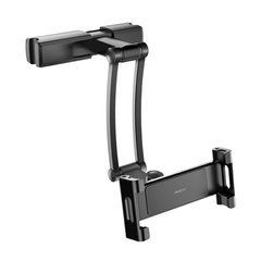 Тримач для планшета з кріпленням на підголовник в авто Rock Universal Stretchable Car Headrest Mount Black (RPH0876) 13357 фото