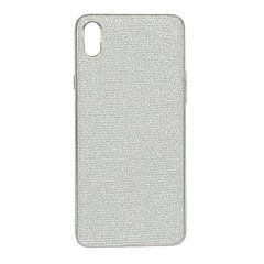 Чехол Fabric Xiaomi Redmi 7A в серых блестках 16254 фото
