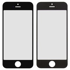 Стекло корпуса для Apple iPhone 5, 5S, 5C черный оригинал Китай 06795 фото