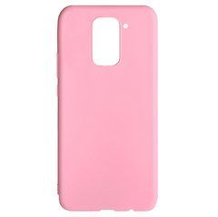 Чехол силиконовый Xiaomi Redmi Note 9 розовый 18154 фото