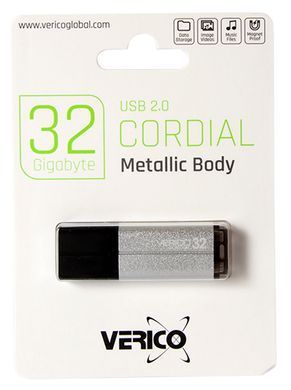 Флеш память Verico USB 32Gb Cordial серый 13992 фото