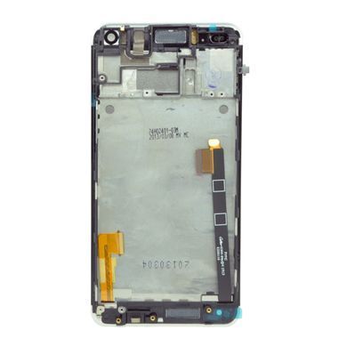 Дисплей HTC One M7 801e и рамкой белый 00193 фото