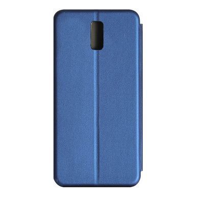 Чехол-книжка Premium Case под кожу Xiaomi Redmi 8A синий 16591 фото