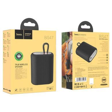 Портативна Bluetooth колонка Hoco BS47 чорний 28185 фото