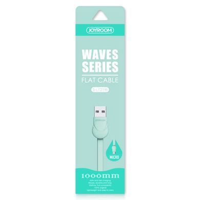 Кабель Joyroom Waves S-L121 Lightning 1m 2A Blue 15580 фото