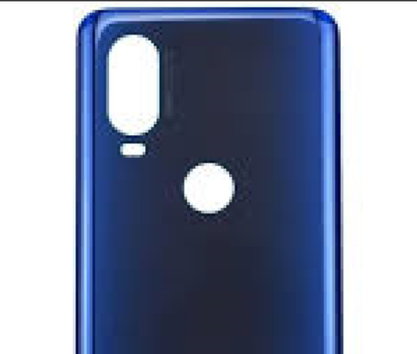 Задняя крышка для Motorola One Vision XT1970-1 синяя 00813 фото