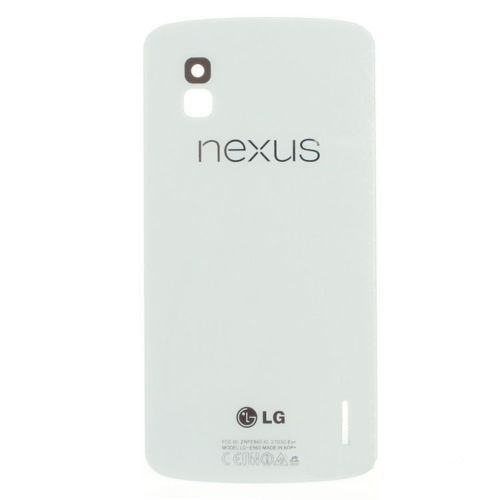Задняя крышка для LG E960 Nexus 4 белая, без рамки 08797 фото