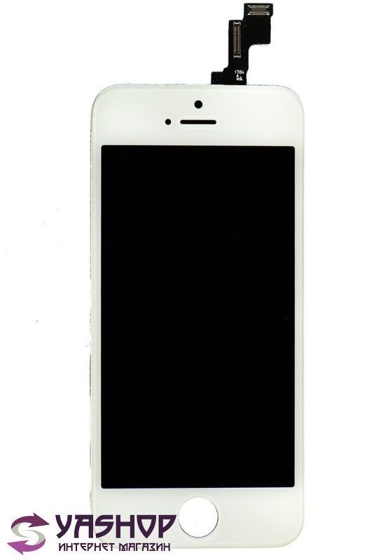 Дисплей для Apple iPhone 5S, iPhone SE белый 01232 фото