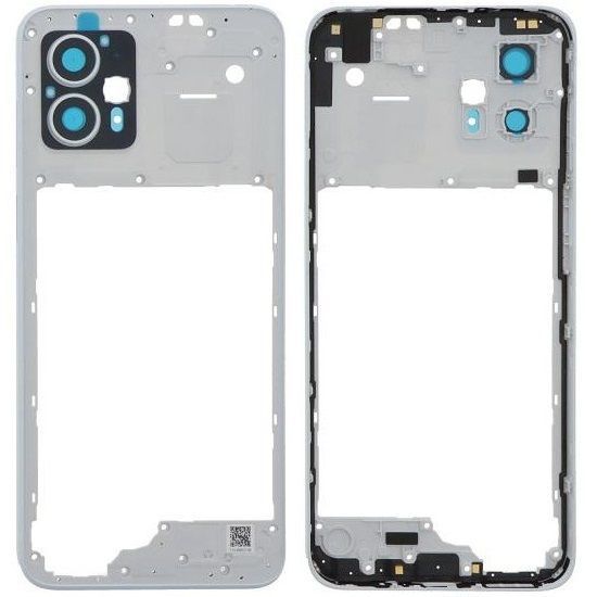 Рамка корпусу Motorola XT2333 Moto G23 біла, Pearl White зі склом камери 33592 фото