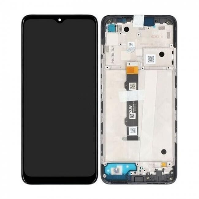 Дисплей для Motorola XT2137 Moto G50 с рамкой черный 27198 фото
