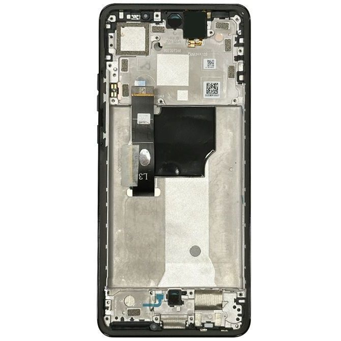 Дисплей для Motorola XT2303-2 Moto Edge 40 с рамкой черный P-OLED Хайкопия 32234 фото