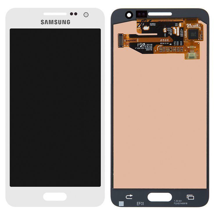 Дисплей для Samsung A300F, A300FU, A300H Galaxy A3 белый OLED 02727 фото