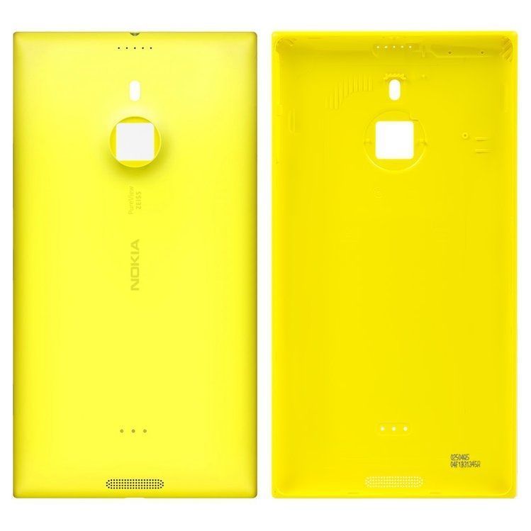 Задняя кришка для Nokia Lumia 1520 (RM-938) желтая 04637 фото