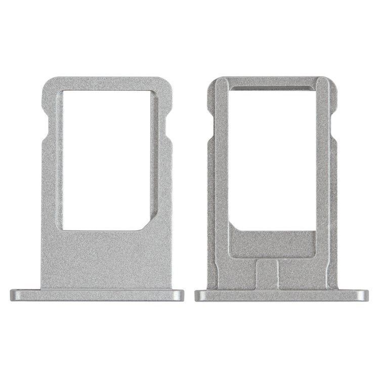 Держатель SIM-карты Apple iPhone 6 серебристый 08718 фото