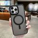 Чохол матовий Magnetic для Apple iPhone 12 Pro Max чорний 27601 фото 1
