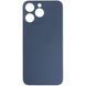Задняя крышка для Apple iPhone 15 Pro Max синяя Blue Titanium, с большим отверстием под камеру 32893 фото