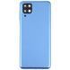 Задняя крышка для Samsung M127 Galaxy M12 синяя, со стеклом камеры 34147 фото