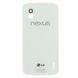 Задняя крышка для LG E960 Nexus 4 белая, без рамки 08797 фото