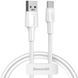 Кабель Baseus White Series (support VOOC) Type-C 5A (1 метр) (CATSW-F02) белый 20455 фото 2