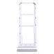 Держатель Sim-карты для и карты памяти Samsung A055 Galaxy A05 серебристый, на две Sim-карты 33343 фото