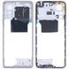 Рамка корпусу для Xiaomi Redmi Note 11 Pro, Redmi Note 11 Pro 5G, Redmi Note 11E Pro срібляста Polar White 31273 фото