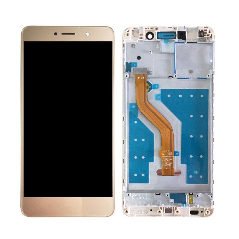 Дисплей для Huawei Y7 2017 TRT-L21, TRT-LX1 (2017), Y7 Prime 2017, Nova Lite Plus с рамкой золотистый 18354 фото
