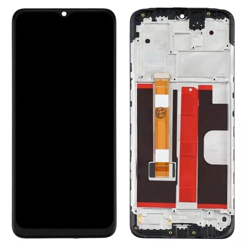 Дисплей для Oppo A5 2020, Oppo A11 с рамкой черный p/n: P650513F1-FPCA-R1.0 29266 фото