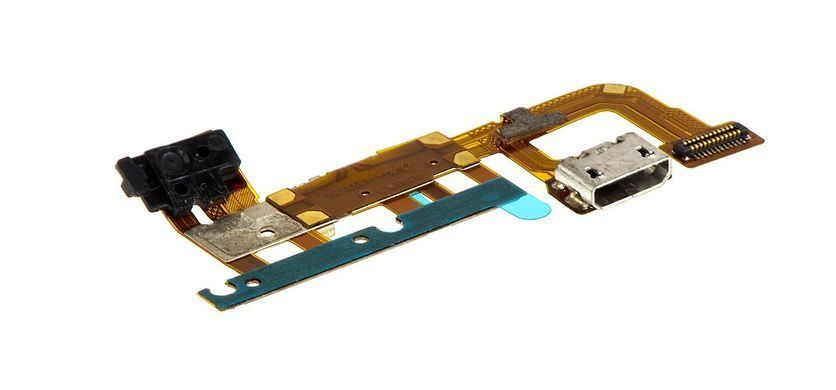 Шлейф для Huawei Ascend P6-U06 с разьемом зарядки, микрофоном и датчиком приближения 03666 фото