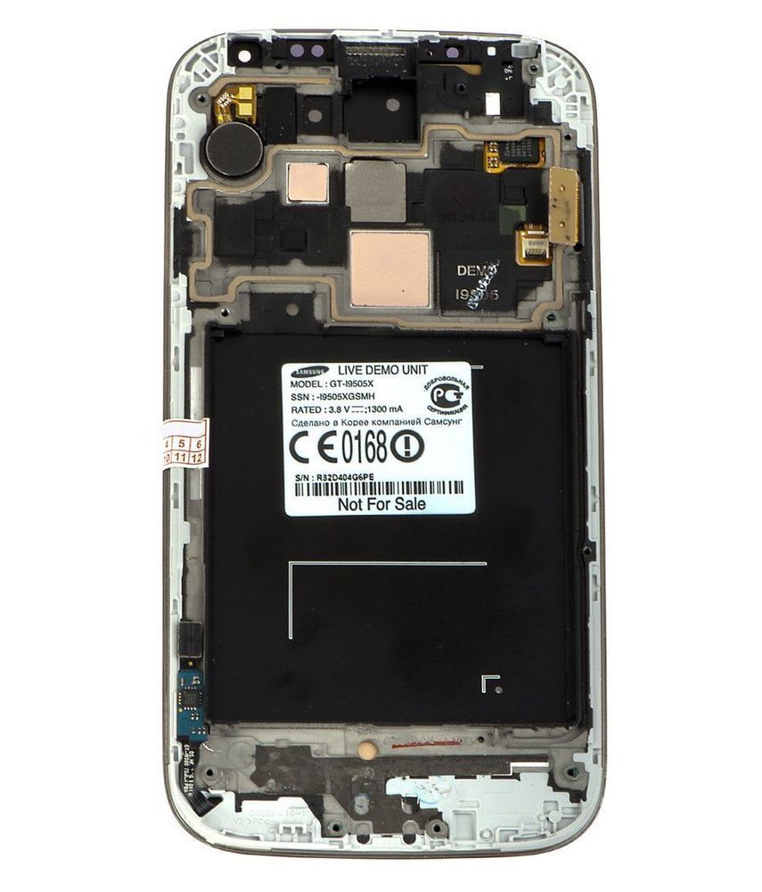 Дисплей для Samsung i9505 Galaxy S4 с рамкой синий 02568 фото