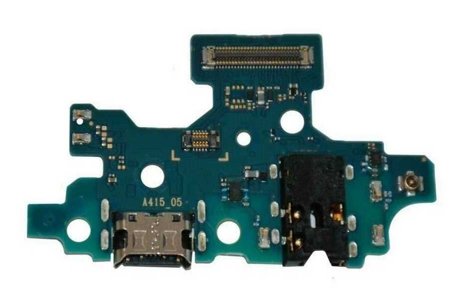 Нижняя плата для Samsung A415 Galaxy A41 2020 с разьемом зарядки, разьемом наушников, микрофоном Оригинал Китай 21434 фото