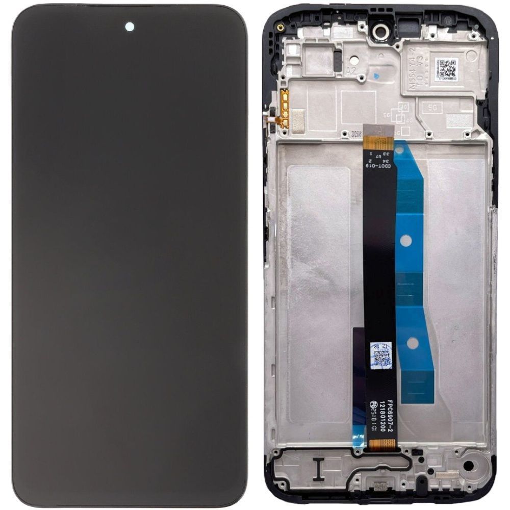 Дисплей для Xiaomi Redmi 15 4G European 25062RN2DE с рамкой черный Оригинал Китай 32694 фото