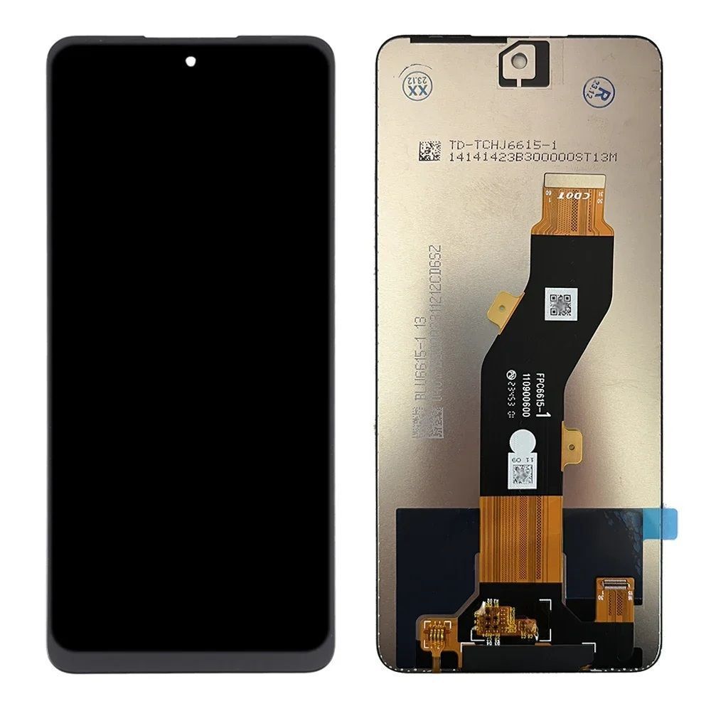 Дисплей для Tecno Spark 20 KJ5, KJ5n, Spark 20C BG7n, Spark Go 2024 BG6, Infinix Hot 40i, Infinix Smart 8 черный 29298 фото