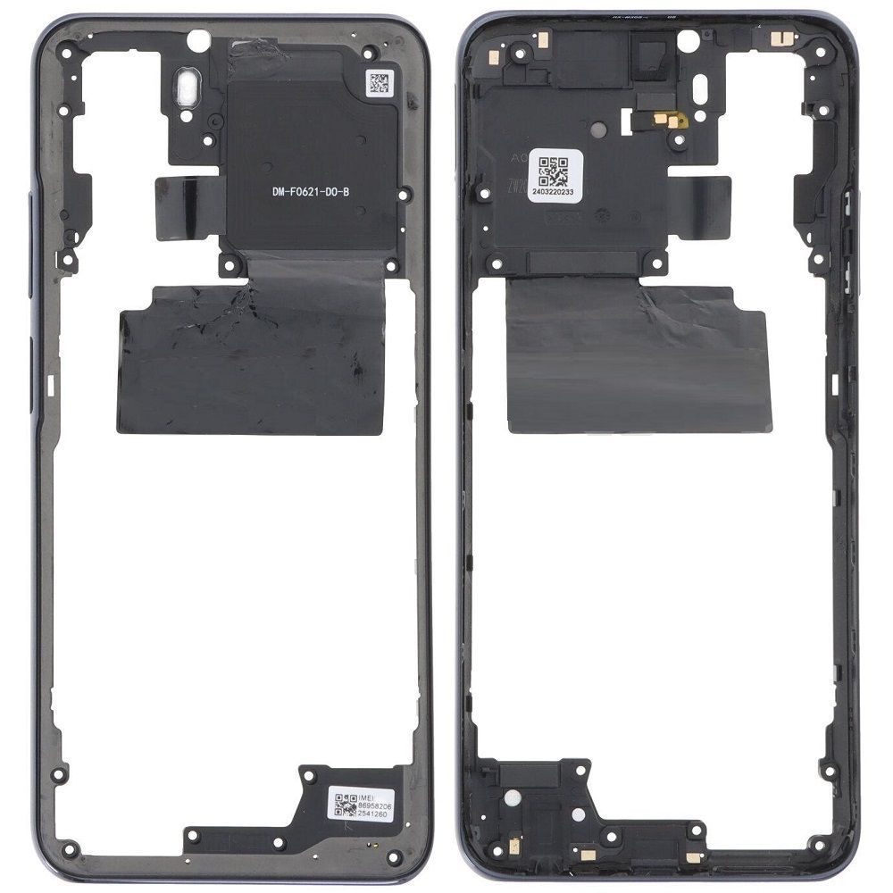 Рамка корпуса для Xiaomi Poco M5s 2207117BPG серая 33543 фото